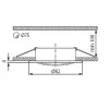 ATAKI V-AN Vestavné bodové svítidlo výklopné +-15°, těleso hliník, povrch mosaz antik, 50W, Gx5,3, 12V, IP20, d=82mm, h=100mm, symbol "F" montáž na hořlavý podklad max 3 náhled 2