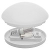 RONEO HF 25W, E27, IP44 Stropní svítidlo s HF senzorem pohybu, záběr 360°, dosah cca 8m, 10s-10minut, těleso plast, bílá, difuzor plast, pro žárovkiu 1x25W, E27, 230V, do koupelny IP44, d=277mm, h=110mm náhled 2