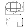 SHAFT 2 Stropní svítidlo,plast, šedá, sklo, ochr. kov, 1x100W, E27, 230V, IP54, 190x110x124mm náhled 2