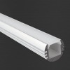 PROLED-05 KRUHOVÝ HLINÍKOVÝ profil pro LED pásek Přisazený hliníkový profil eloxovaný, pro instalaci LED pásků šířky max w=10mm, rozměry 18,5x15,8mm, l=2m náhled 2