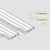 TRIADA P PŘISAZENÝ HLINÍKOVÝ profil pro LED pásek Přisazený hliníkový profil, eloxovaný, pro 3x LED pásky šířky max w=12mm, rozměry 59,6x9mm, l=2m náhled 5