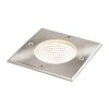 RIZZ SQ 125 Zemní bodové svítidlo, těleso hliiník, rámeček nerez, sklo čité, LED 7W, teplá 3000K, 433lm/cca 25W žár, 230V, IP67, tř.1, 125x125mm, h=150mm, vč. mont. boxu náhled 4