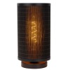 TAGALOG Stolní lampa, těleso kov, povrch černá, stínítko textil bambus, pro žárovku 1x40W, E27, 230V, IP20, tř.2, rozměry d=150mm, h=320mm, vypínač na kabelu. náhled 1