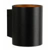 XERA Nástěnné svítidlo, základna hliník černá mat, stínítko hliník černá mat, pro žárovku 1x42W, G9, 230V, IP20, tř.1. rozměry: 100x80x100mm, svítí nahoru/dolů náhled 3