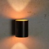 XERA Nástěnné svítidlo, základna hliník černá mat, stínítko hliník černá mat, pro žárovku 1x42W, G9, 230V, IP20, tř.1. rozměry: 100x80x100mm, svítí nahoru/dolů náhled 5