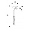 SPIKE Bodové svítidlo, nastavitelný směr svícení, těleso kov a plast, povrch černá, pro žárovku 1x5W, GU10, 230V, IP54, rozměry d=65mm, s bodcem do záhonu h=420mm náhled 2