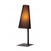 GREGORY Stolní lampa, těleso kov, povrch černá, stínítko textil černá, pro žárovku 1x60W, E27, 230V, IP20, tř.2, rozměry d=180mm, h=560mm, vypínač na kabelu. náhled 1