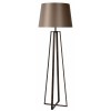 AFEHID ANTIQUO 1x60W E27 Stojací lamapa, těleso kov, povrch měď hnědá antická zašlá mat, stínítko bavlna hnědá, pro žárovku 1x60W, E27, 230V, IP20, tř.1. rozměry 550x550x1650mm, vypínač na kabelu náhled 2