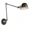 VARDERO II Nástěnná lampa, 2 ramena, nastavitelný směr svícení, materiál kov, povrch rezavá hnědá, pro žárovku 1x25W, E14, 230V, IP20, tř.1, rozměry 460x687mm. náhled 1