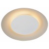 FOSKAL-LED Stropní svítidlo kruhové, těleso kov bílá mat, stínítko kov bílá mat, LED 1x6W, teplá 2700K, 480lm, 230V, IP20, tř.2. rozměry 215x215x52mm, vč.sv.zdr. náhled 1