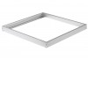 MR103 - Rám pro LED panel 60x60 Montážní rám pro stropní montáž LED panelu, materiál hliník, povrch bílá, rozměry 600x600x50mm, DIY šroubovací, rozložený náhled 1