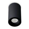 TUBUS B Stropní, přisazené, bodové svítidlo, základna hliník, povrch černá, LED 9W, 830lm, teplá 3000K, Ra80, 230V, IP40, tř.2, rozměry d=84,5mm, h=134mm náhled 1
