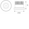 SPOT A LED 9W IP44 Vestavné, stropní svítidlo, těleso hliník, povrch bílá, LED 9W, 850lm, neutrální 4000K, Ra80, stmív TRIAC, 230V, do koupelny IP44, tř.1, rozměry d=82mm, h=61mm náhled 5