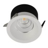 SPOT B LED 9W IP44 Vestavné, stropní svítidlo, těleso hliník, povrch bílá, LED 9W, 830lm, teplá 3000K, Ra80, stmív DALI/PUSH, 230V, do koupelny IP44, tř.1, rozměry d=82mm, h=52mm náhled 1