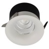 SPOT C LED 9W IP44 Vestavné, stropní svítidlo, těleso hliník, povrch bílá, LED 9W, 830lm, teplá 3000K, Ra80, 230V, do koupelny IP44, tř.1, rozměry d=82mm, h=52mm náhled 1