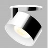 CANNES LED 11W Stropní podhledové bodové svítidlo vyzař úhel 30°, nastavitelný sklon svícení 90°, hliník, povrch černá/chrom, LED 11W, 770lm, teplá 3000K, Ra80, stmív TRIAC, 230V, IP20, rozměry d=77mm, h=77mm náhled 4
