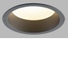 CAV XS černá Vestavné zápustné svítidlo, kruh, těleso hliník, povrch černá, LED 10W, 1000lm, teplá 3000K, Ra80, stmív DALI/PUSH, 230V, do koupelny IP44, rozměry d=103mm, h=56,5mm náhled 1