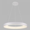 LEGNICA S Závěsné svítidlo, těleso hliník, povrch bílá, dif plast opál, LED 60W, 4200lm, TW Tunnable white CCT teplá 3000Kneutr 4000K, stmív. ZigBee, 230V, IP20, d=780mm, h=35mm, vč záv lanka h=2500mm náhled 1
