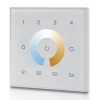 OZB-W-4CH-4S Nástěnný ovladač ZigBee 3.0, pro smart osvětlení  fce zap/vyp, stmívání, nastavení teploty světla CCT, pro 4 skupiny, paměť 4 scény, rozměry 80x80x10mm, napájení baterie, dosah až 30m náhled 1