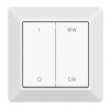 OZB-W-1CH Nástěnný ovladač ZigBee 3.0, pro smart osvětlení  fce zap/vyp, stmívání, nastavení teploty světla CCT, pro 1 skupinu, rozměry 80x80x10mm, napájení baterie, dosah až 30m náhled 1