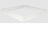 MR123 - Rám pro LED panel 600x600x62 Montážní rám pro stropní montáž LED panelu, materiál kov, povrch bílá, rozměry 600x600x62mm, DIY šroubovací, rozložený náhled 1