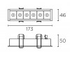 CELLULAR LED 6 Stropní, vestavné, bodové svítidlo, těleso kov, povrch bílá, komínek bílá, LED 13W, teplá 2700K, 600lm, vyzař. úhel 34°, Ra90, 700mA, UGR<13, IP20, 173x46x50mm náhled 3