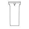 Montážní box pro instalaci svítidla do země Zemní montážní box, pro upevnění svítidla, materiál plast, d=110mm, h=220mm náhled 1