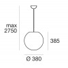 PIONTER E27 1x30W závěsné IP65 VÝPRODEJ Závěsné venkovní svítidlo, základna plast, povrch bílá, difuzor plast opál, pro žárovku 1x30W, E27, 230V, IP65, tř.2, rozměry d=280mm, vč lankového závěsu l=2370mm lze zkrátit náhled 5