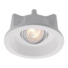 RECESSED Vestavné stropní svítidlo, výklopné +-45°, materiál sádra, povrch bílá, pro žárovku 1x50W, GU5,3, 12V, IP20, tř.3, rozměry d=155mm, h=60mm náhled 1