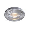 RECESSED IP54 Vestavné stropní svítidlo, materiál nerez, povrch brošený, krycí sklo čiré, pro žárovku 1x35W, GU5,3, 12V, IP54, tř.3, rozměry d=85mm, h=35mm náhled 1