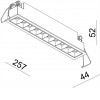 CETI 10 Stropní, vestavné, bodové, svítidlo, těleso hliník, rámeček bílá, komínek černá, LED 20W celkem, teplá 2900K, 1545lm, vyzař. úh. 45° Ra80, 700mA, tř.3, rozměry 257x44x52mm, stř. životnost 30.000 hod náhled 5