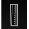 WELL DONE FRAME SETUP LED 20W Stropní, vestavné, bodové, výklopné +90° svítidlo, těleso hliník, rámeček bílá, komínek černá, LED 20W celkem, teplá 2900K, 1545lm, vyzař. úh. 45° Ra80, 700mA, tř.3, 275x72x83mm, stř. život 30.000 hod náhled 2