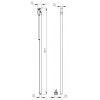 LINEAR Lineární svítidlo do 3F lišty, materiál hliník, povrch černá, LED 30W, teplá 3000K, 2900lm, 230V, Ra80, IP20, tř.1, rozměry 1087x33x52mm. náhled 5