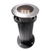 SOFT FLEX LED Zemní svítidlo, výklopný sv.zdr. +-30°, materiál nerez, povrch šedostříbrná, sklo čiré, LED 18W, teplá 3000K, 770lm, Ra80, 230V, IP67, tř.1, rozměry d=250mm, h=190mm, vč. mont. boxu náhled 5