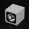 CUBODO II LED Nástěnné venkovní svítidlo, materiál hliník, povrch tmavě šedá, sklo čiré, LED 7W, teplá 3000K, 600lm, Ra80, 230V, IP54, tř.1, rozměry 108x108x115mm, svítí dolů náhled 7