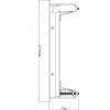 NOWA rám IISQ Podhledové, bodové svítidlo, materiál hliník, povrch bílá, pro LED modul 2x31W, rozměryy 257x140x77mm. náhled 2