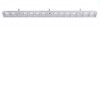 CETI 15 REFLEKTOR Mřížka bodového svítidla, materiál plast, povrch stříbrná mat, rozměry 363x22x30mm náhled 1