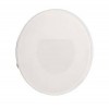 ALWAID Dekorativní kryt pro vestavné svítidlo do stěny, kruhové, materiál hliník, povrch bílá, půlkruhový difuzor, rozměry d=78mm. náhled 1