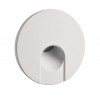 LOSIONE kryt R I Dekorativní kryt pro vestavné svítidlo do stěny, kruhové, materiál hliník, povrch bílá, detail kruhový výřez, rozměry d=78mm, do KU68 náhled 1