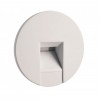 ALWAID Dekorativní kryt pro vestavné svítidlo do stěny, kruhové, materiál hliník, povrch bílá, detail čtvercový výřez, rozměry d=78mm. náhled 1