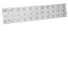 DERYL optika Optika, difuzor pro svítidlo, symetrické, těleso plast čirý, s vyzařovacím úhlem 20°, rozměry 285x60x12mm. náhled 1