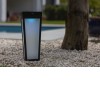 SINTI 8,4W PIR TUYA Solar Solární svítidlo, PIR, hliník černá mat, dif sklo opál, smart Tuya, Bluetooth, LED 8,4W, 900lm, mob. tel. CCT nastav. teplota teplá 2700K-denní 6500K, RGB, stmív, IP44, 122x484x122mm, bodec. náhled 4