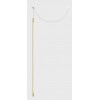 BERY WL 10W 48V Stropní podhledové závěsné svítidlo, těleso hliník, povrch mosaz, difuzor plast opál, LED 10W, 700lm, teplá 3000K, Ra90, 48V, IP20, rozměry d=15mm, l=1183mm vč závěs kabelu l=2000mm, lze zkrátit. náhled 1