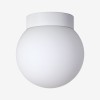 POLARIS S LED Stropní, přisazené svítidlo, základna hliník, povrch bílá, difuzor triplex sklo opál, LED 7,9W, teplá 3000K, 1280lm, 230V, do koupelny IP44, tř.1, rozměry 280x190x285mm náhled 1