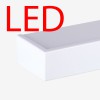 IZAR METAL LED Nástěnné svítidlo, základna kov, povrch černá, difuzor plast opál, LED 8W, neutrální 4000K, 1190lm, 230V, IP20, tř.1, 320x80x40mm, svítí nahoru/dolů náhled 2