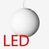 POLARIS ZL LED Závěsné svítidlo, základna kov, povrch bílá, difuzor triplex sklo opál, LED 58,4W, 8250lm, teplá 3000K, 230V, IP20, tř.1, d=600mm, vč lanka l=2000mm lze zkrátit náhled 2