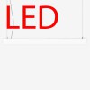 IZAR III LED ZÁVĚSNÉ 16W Závěsné svítidlo, základna kov, povrch bílá, difuzor plast opál, LED 16W, 2460lm, neutrální 4000K, 230V, IP20, tř.1, 600x80x40mm, vč lank závěsu l=2000mm lze zkr náhled 2
