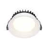 NICOL BI R 24W Stropní podhledové bodové svítidlo, těleso kov, povrch bílá, difuzor plast opál, LED 24W, 1800lm, neutrální 4000K, 230V, IP20, tř.2, rozměry d=175mm, h=55mm. náhled 1