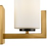 IDEO WL 1x40W, E27 Nástěnné svítidlo, těleso kov, povrch mosaz, stínítko sklo opál, pro žárovku 1x40W, E27, 230V, IP20, tř.1, rozměry d=100mm, h=310mm. náhled 2