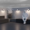 EMA WL 12W IP54 Nástěnné venkovní svítidlo, těleso kov, povrch černá, difuzor plast opál, LED 12W, 865lm, teplá 3000K, Ra80, 230V, IP54, tř.1, rozměry 100x220x165mm, svítí dolů. náhled 5